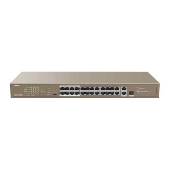Picture of TENDA TEF1126P-24-250W 24FE+2GE/1SFP Rackmount Switch With 24-Port PoE - Network Switch