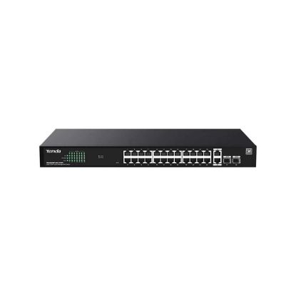Picture of TENDA TEG2228P-24-410W 26GE+2SFP Cloud Managed PoE Switch - Network Switch