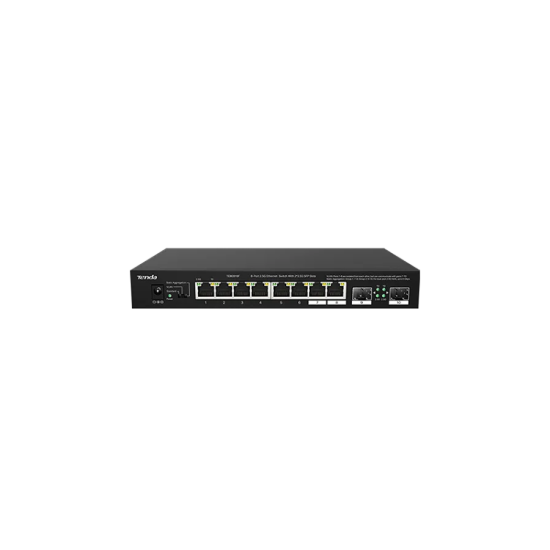Picture of TENDA TEM2010F 8-Port 2.5G Ethernet Switch with 2*2.5G SFP slots - Network Switch