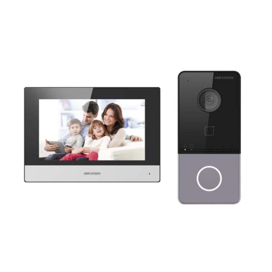 Picture of HIKVISION DS-KIS603-P(B) IP Video Intercom Kit - Intercom System