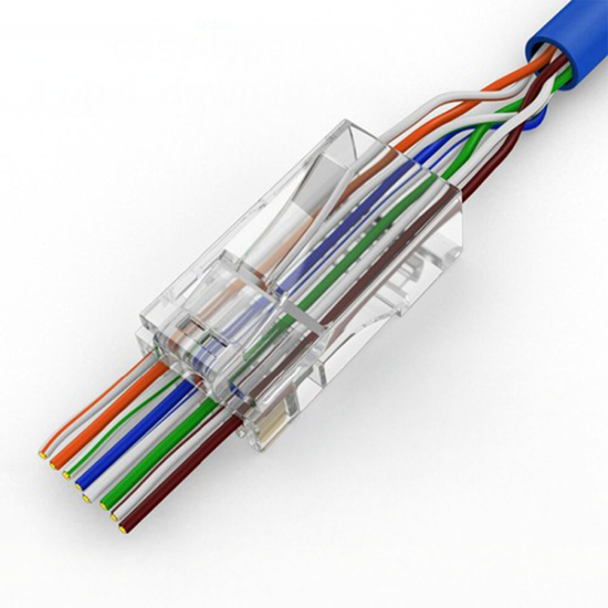 Picture of EXTMP-UC6-5101 EXTREME TECH CAT6 UTP MODULAR PLUG （HOLE/3U) - Network Accessories