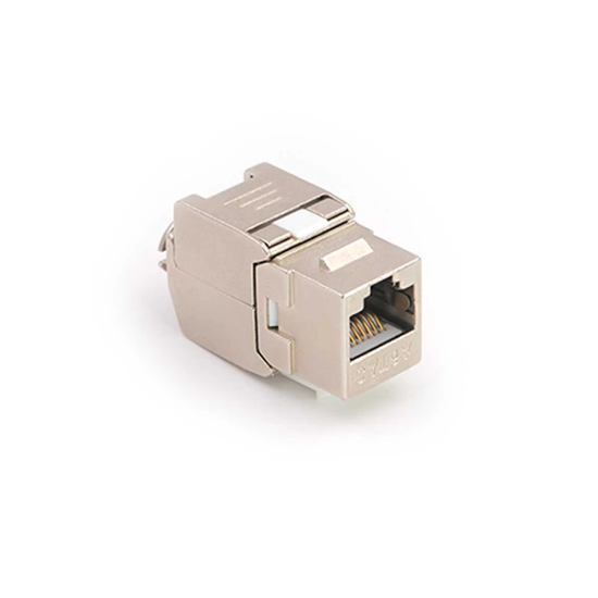 صورة EXTKJ-FC6A-055S EXTREME TECH CAT6A FTP Keystone Jack (180°、Toolless) - Network Accessories
