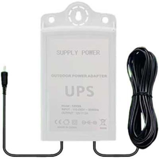 Picture of 12V-2AM-BATT Mini UPS Power Supply 12V 1200MA Back up for Camera