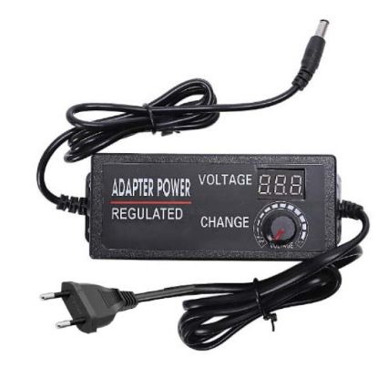 صورة 3V/24V-3AM Universal Adjustable BSK-602 24V-3AM 3V AC To DC With Display Screen Voltage Regulated Power Adapter