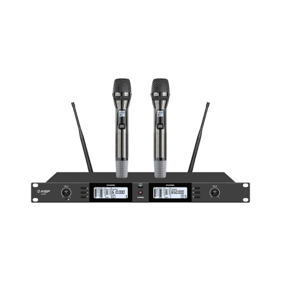 صورة AISP WM-8211 UHF Wireless Handheld Two Microphones
