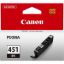 صورة Canon CLI-451BK Black Inkjet Cartridge Compatible with IP7240.IX6840.MG5440