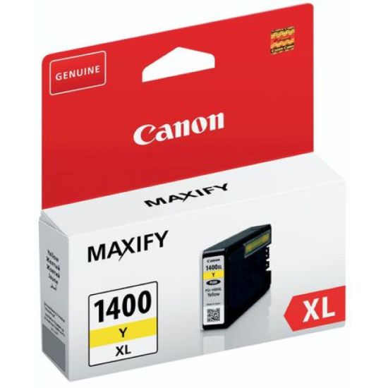 Picture of Canon PGI-1400XLY Yellow Inkjet Cartridge Compatible with MAXIFY MB2040/MB2340