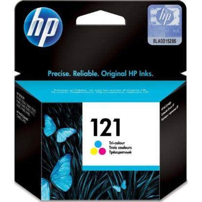 صورة CC643HE HP 121 Color Original Inkjet Advantage Cartridge For Deskjet 1663.2563.2663.5563.2423.2483.4213.4