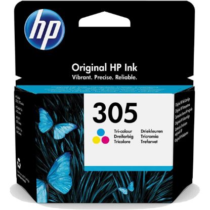 صورة 3YM60A HP 305 Tri-color Original Ink Cartridge