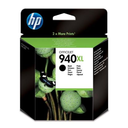 صورة C4906AE HP 940XL Black Original Inkjet Advantage Cartridge For Officejet 8000.8500