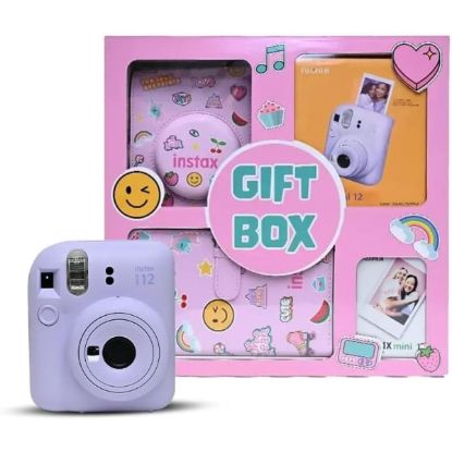 صورة Instax-mini-12-Box-P Fujifilm instax mini 12 Gift Box Album -Purple