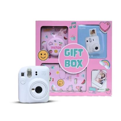 صورة Instax-mini-12-Box-W Fujifilm Instax Mini 12 Gift Box Album -White