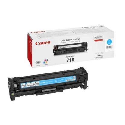 Picture of Canon EP-718C Cyan Toner Cartridge Compatible with iSENSYS LBP7210, LBP7660, LBP7680, MF8340, MF8350, MF8360, MF8380, MF8540, MF8550, MF8580