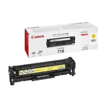 Picture of Canon EP-718Y Yellow Toner Cartridge Compatible with iSENSYS LBP7210, LBP7660, LBP7680, MF8340, MF8350, MF8360, MF8380, MF8540, MF8550, MF8580