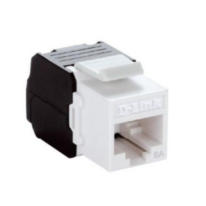 صورة D-Link NKJ-6AWHI1B21 CAT6A 10G Keystone Jack -White