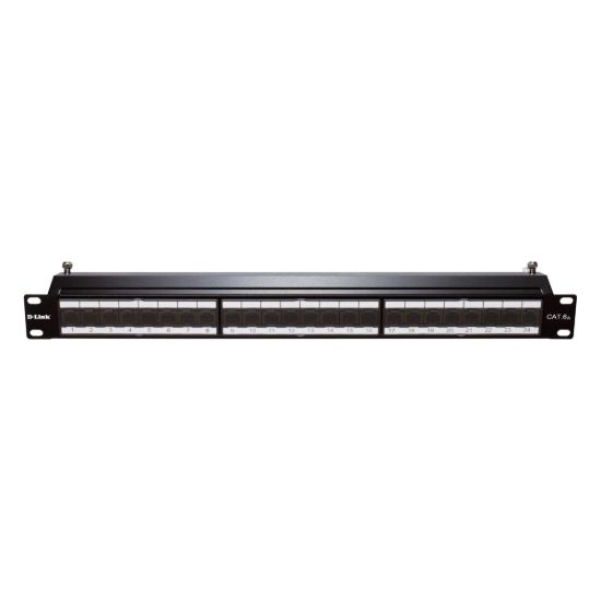 Picture of D-Link NPP-6A2BLK241 Cat6A STP Fully Loaded Patch Panel
