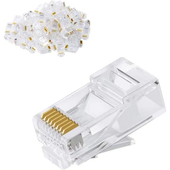 Picture of RJ-45-EZ-UTP-BOX RJ45 Cat6 UTP Connector 100 pcs