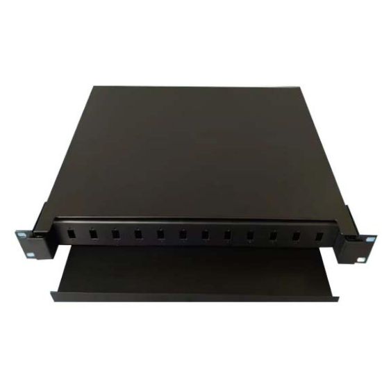 صورة PATCH-FIBER-12P Unloaded 12 Port Fiber Optic Patch Panel Simplex