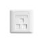 صورة FACE-RJ-3P 3 Port RJ45 Cat5e Face Plate Wall Socket
