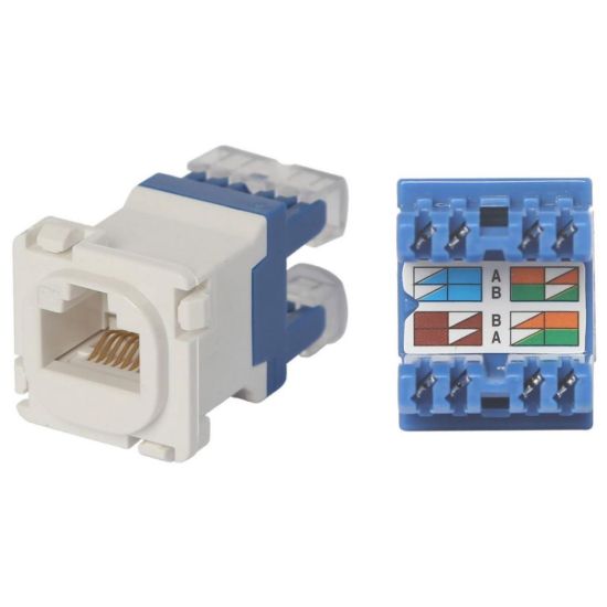 صورة FACE-MODU-RJ45 CAT6 RJ45 Punch Down Keystone Jack