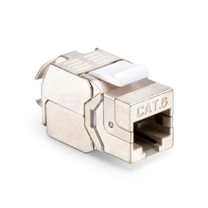 صورة FACE-MODU-RJ/F Cat6 RJ45 FTP Shielded Punch Down Keystone Jack