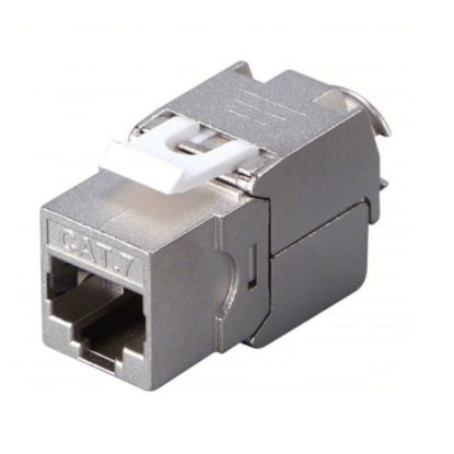 صورة FACE-MODU-FTP-CAT7 Cat7 Keystone Jack Module Full Shielded RJ45 Socket