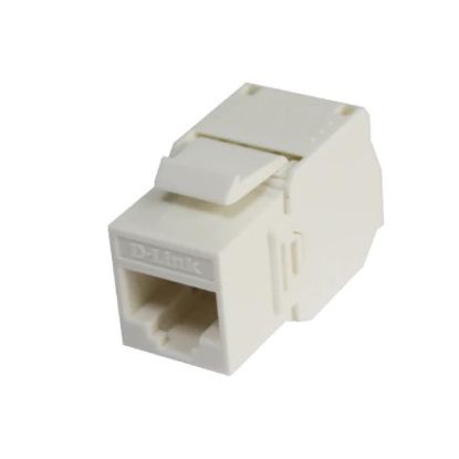 صورة D-Link NKJ-C6TWHI1B21 CAT6 UTP Tool-less Keystone Jack