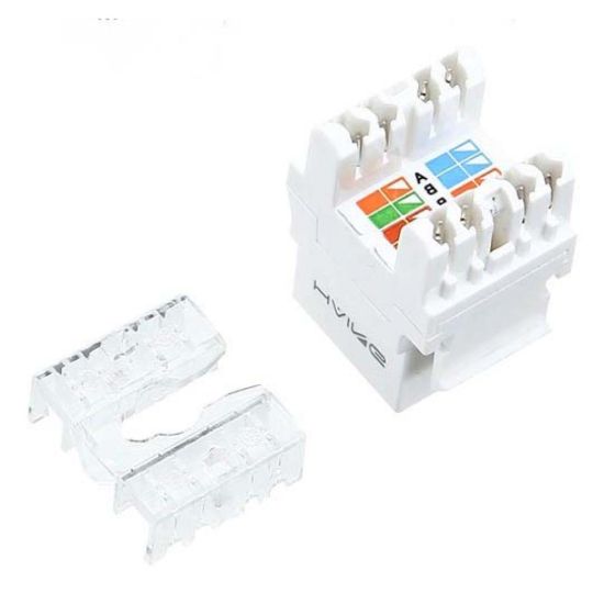 صورة HAING HI-KJ02 CAT6 RJ45 Keystone Jack