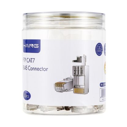 صورة HAING HI-CAT7-FRC FTP CAT7 RJ45 Connector 50 pack