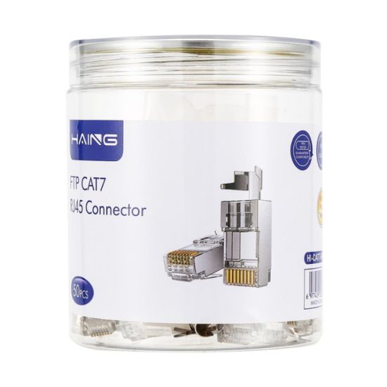 صورة HAING HI-CAT7-FRC FTP CAT7 RJ45 Connector 50 pack