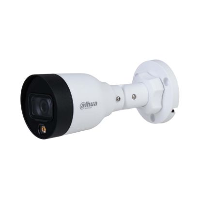 صورة IPC-HFW1439S1-LED-S4-2.8 Dahua IPC-HFW1439S1-LED-S4 4MP Entry Full-color Fixed-focal Bullet Netwok Camera (2.8mm)