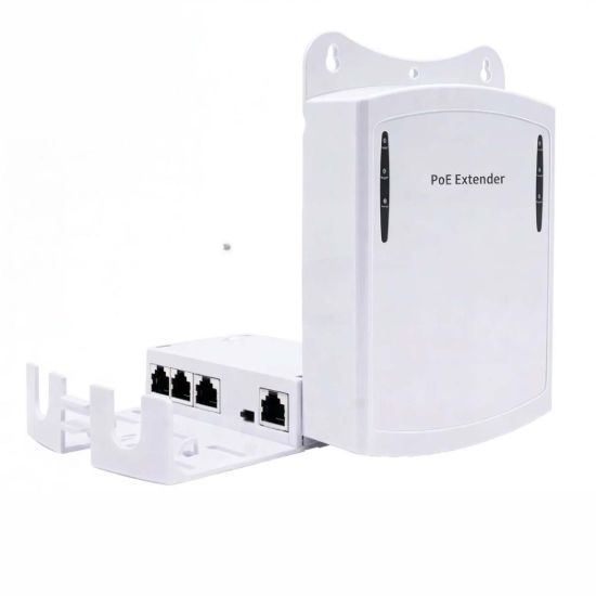 صورة Outdoor Waterproof HX-FSPOE103/G 3 Port Gigabit POE Extender 30W
