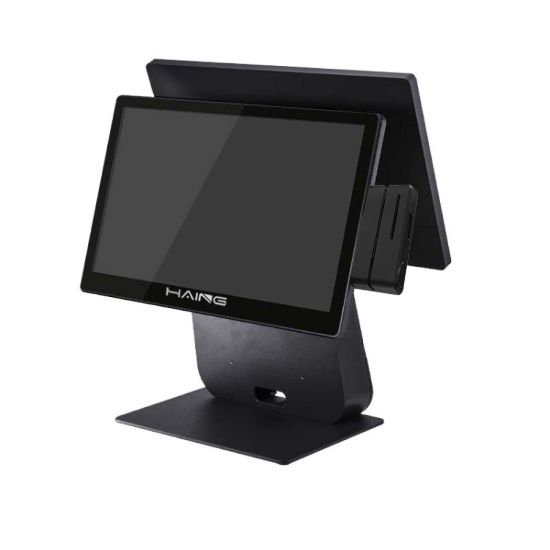 صورة A200S-i7-10th HAING A200S I7/8G/256G 10th Gen 15.6" POS Point of Sale Terminal Screen with MSR