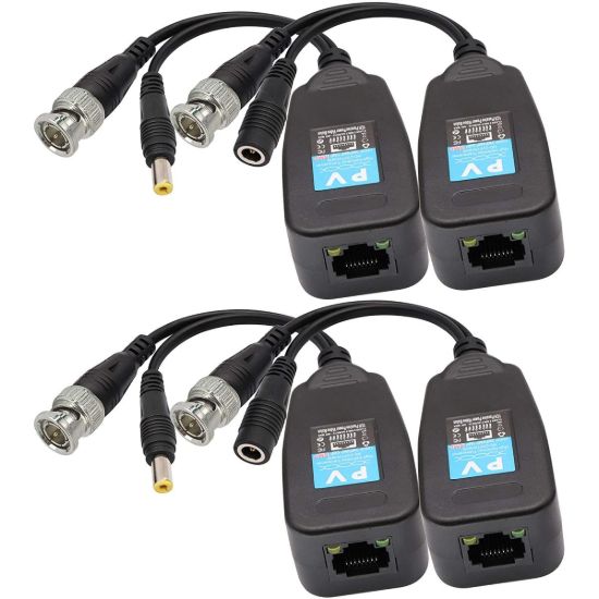صورة BALUN-RJ Video Balun RJ45 to BNC Transceiver Transmitter HD-CVI/TVI/AHD/CVBS