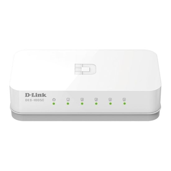 Picture of D-Link DES-1005C 5-Port 10/100 Mbps Unmanaged Desktop Switch