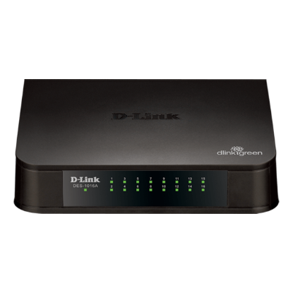 صورة D-Link DES-1016A 16-port 10/100 Unmanaged Switch - UK plug