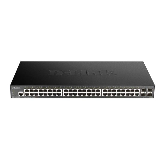 Picture of D-Link DGS-1250-52XMP 48 Ports 10/100/1000Mbps PoE+4 Ports 10G SFP+ Smart Managed Switch