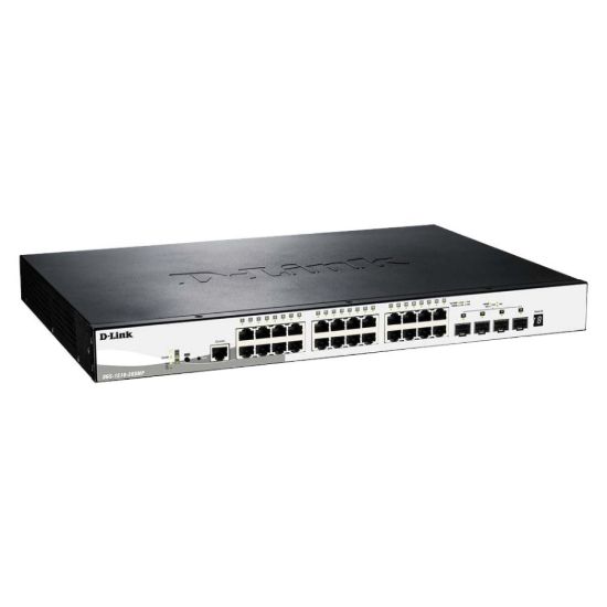 Picture of D-Link DGS-1510-28XMP Gigabit Stackable Smart Managed Switch with 10G Uplinks