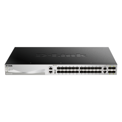 Picture of D-Link DGS-3130-30S 30-Port Lite Layer 3 Stackable Managed Switch
