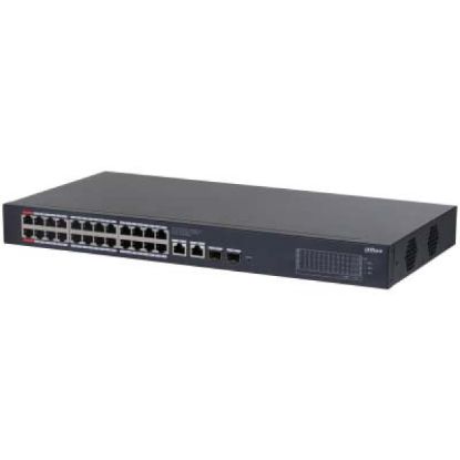صورة Dahua CS4228-24GT-240 28-Port Cloud Managed Desktop Gigabit Switch with 24-Port PoE
