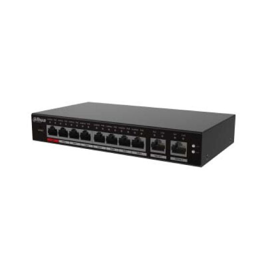 Picture of DH-S4100-8ET2GT-96-C Dahua S4100-8ET2GT-96-C 10-Port Cloud Managed Switch with 8-Port PoE
