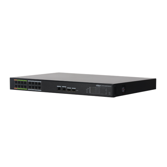 صورة Dahua DH-LR2218-16ET-240 16-Port PoE Switch with 8-Port ePoE