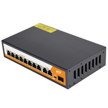 صورة LS-DS0802A-DP10 8 Port POE 8+2 10/100 Switch