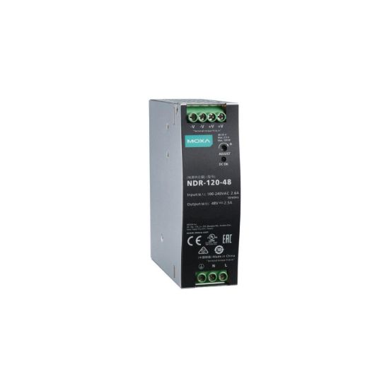 صورة Moxa NDR-120-48 120W DIN-rail Power Supply 48V 2.5A VDC