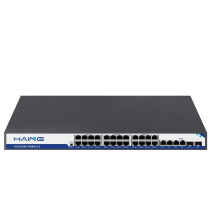 صورة HAING HI-SW2406K 10/100/1000 Gigabit 24 Port Smart POE Switch with 2 Port SFP