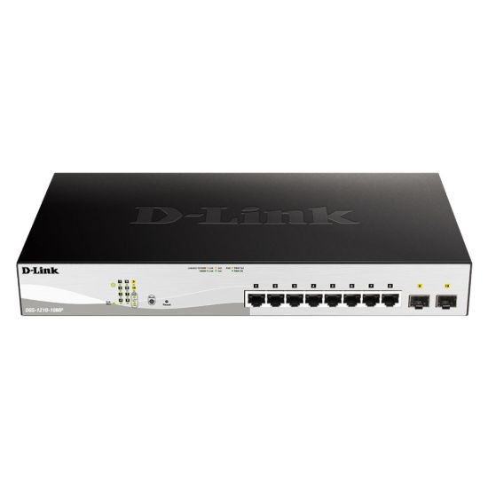 صورة D-Link DGS-1210-10MP 10-Port Gigabit Smart Managed PoE Switch