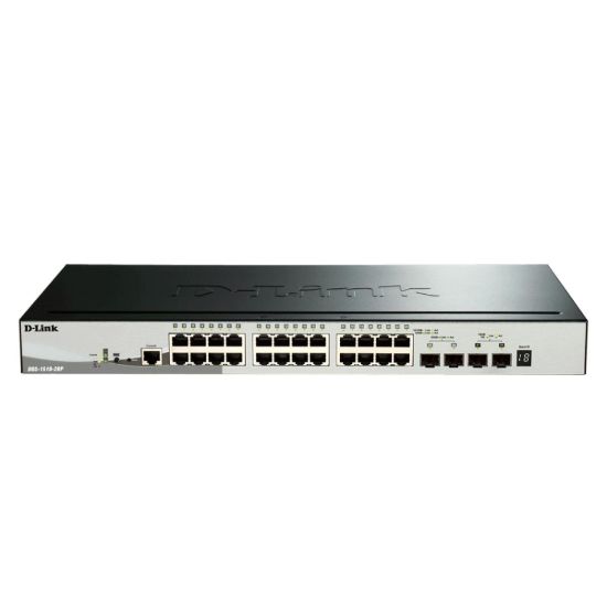Picture of D-Link DGS-1510-28P 24 Ports 10/100/1000Base-T PoE with 2 SFP ports