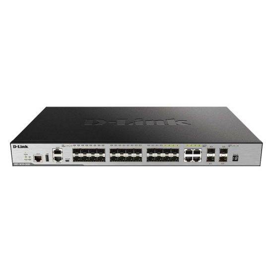 Picture of DGS-3630-28SC/ESI D-Link DGS-3630-28SC 28-Port Layer 3 Stackable Managed Gigabit Fiber Switch