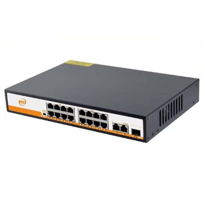 صورة LS-DS1603A-DP19 YC DS1603A-DP19 Smart 16 Port 2 Uplink 1 SFP 10/100/1000 POE Switch