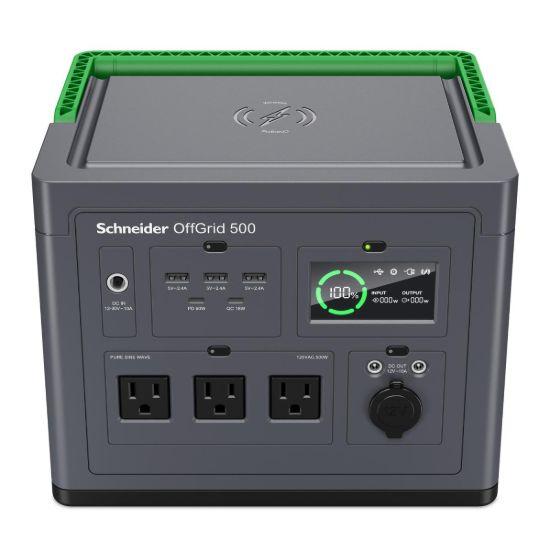 صورة PPS500-UK Schneider Electric Schneider OffGrid Portable Power Station 500 120V 517Wh Lithium-ion